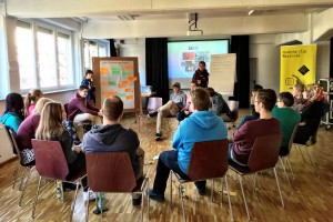 Think Big Workshop "Mit Viralen Clips die Welt verändern" beim mobile clip festival Workshoptag